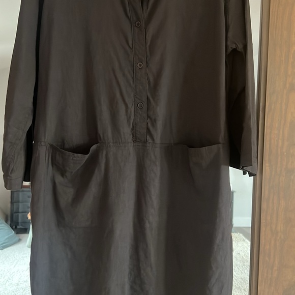 Eileen fisher linen dress with pockets - Picture 3 of 3